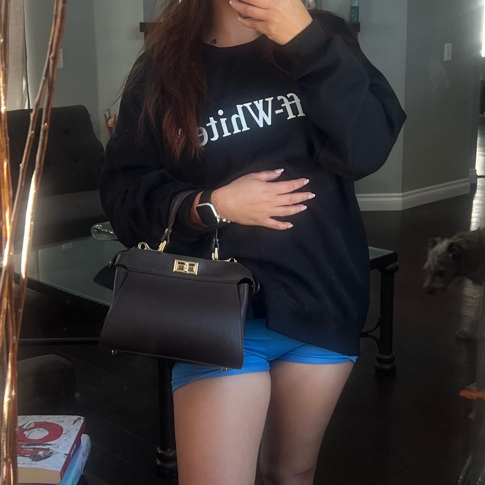 Peekaboo Bag in Saffiano leather